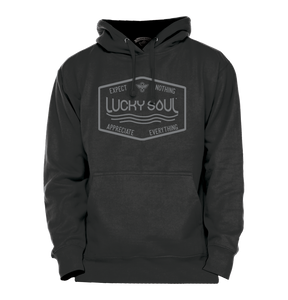 Expect Nothing, Appreciate Everything Inspirational Hoodie - Lucky Soul