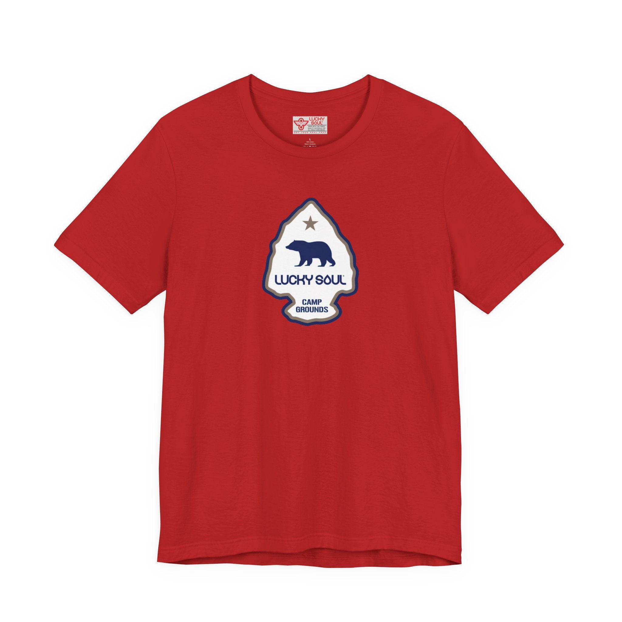 Camp Grounds, Vibrant Unisex Tee, Graphic T-Shirt, Gift for the Campers, Everyday Wear, Outdoor Enthusiast Shirt