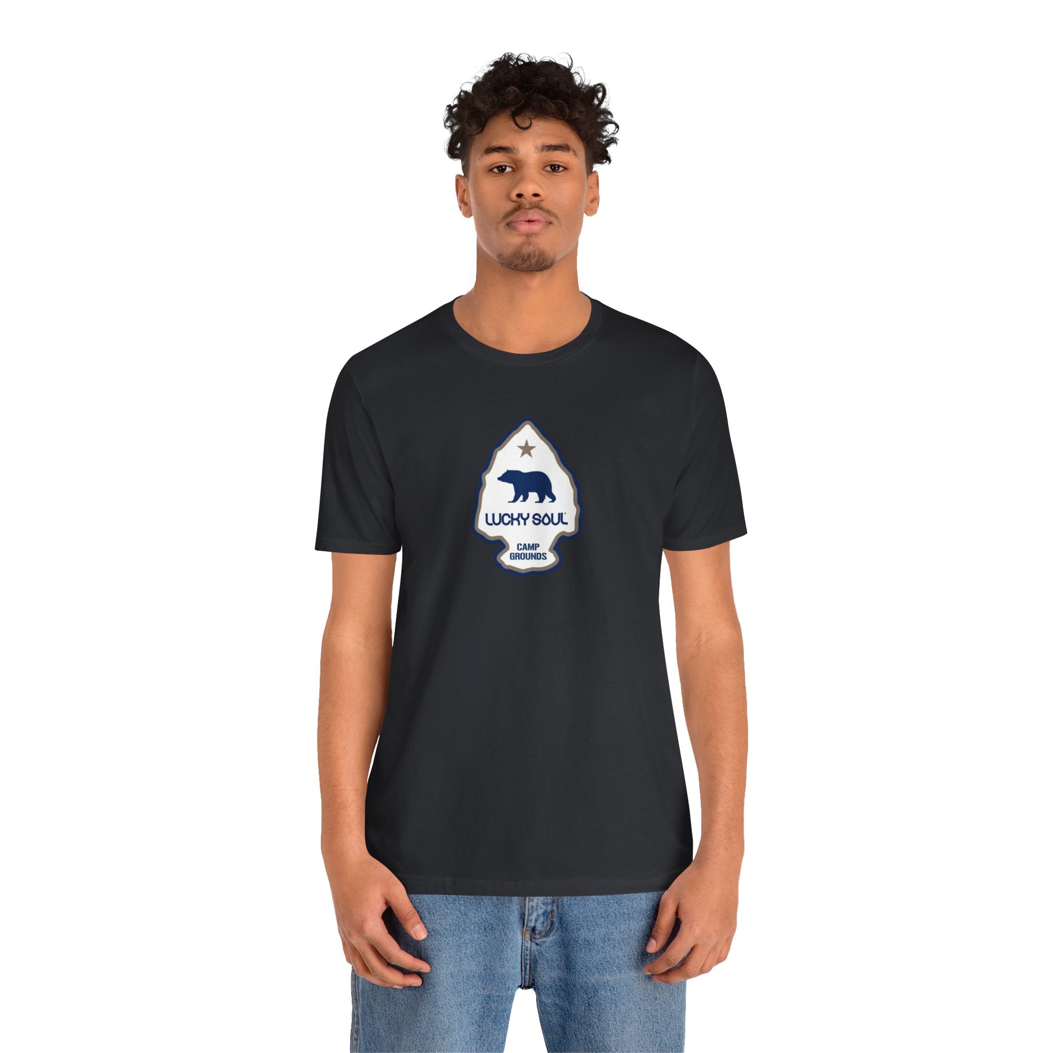 Camp Grounds, Vibrant Unisex Tee, Graphic T-Shirt, Gift for the Campers, Everyday Wear, Outdoor Enthusiast Shirt