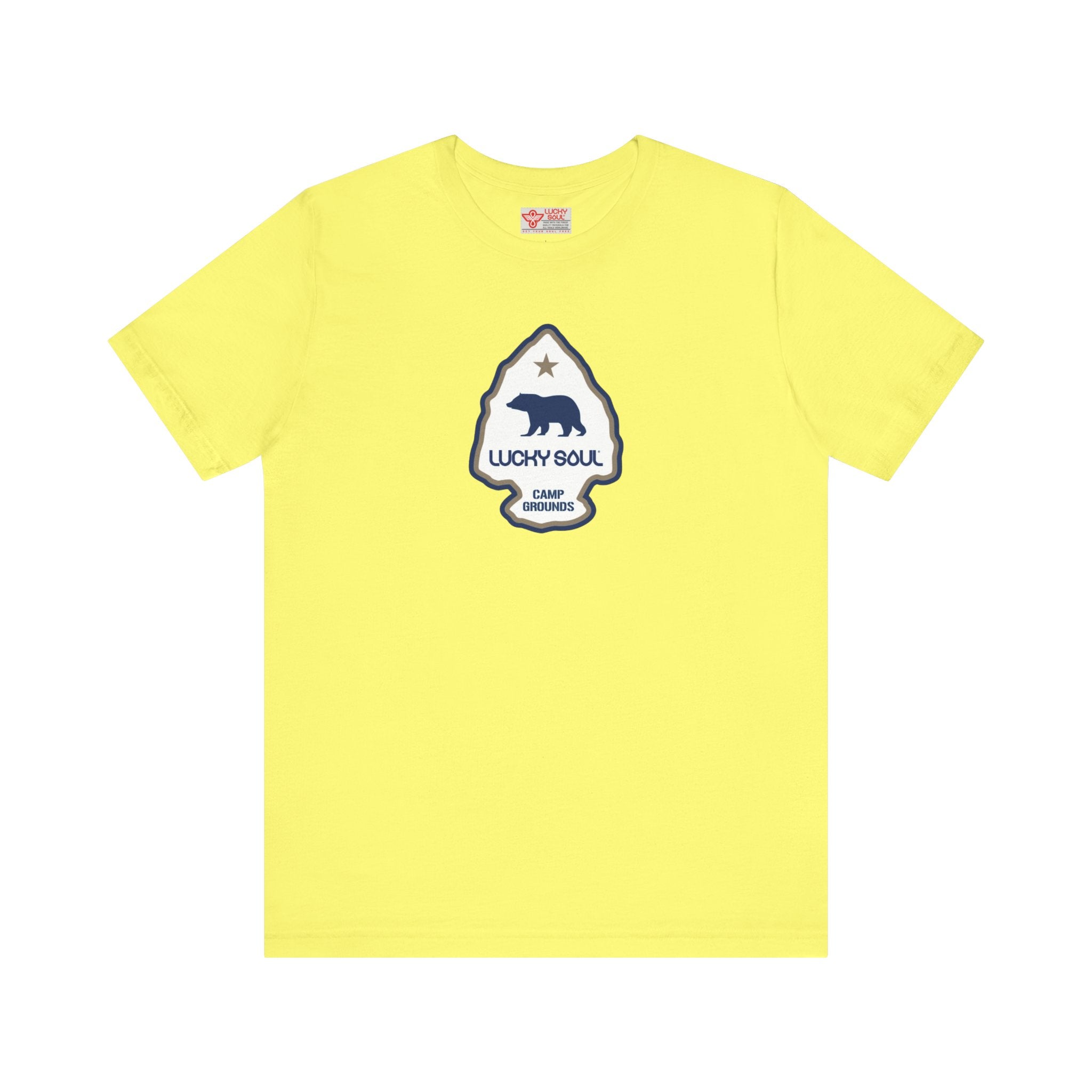 Camp Grounds, Vibrant Unisex Tee, Graphic T-Shirt, Gift for the Campers, Everyday Wear, Outdoor Enthusiast Shirt