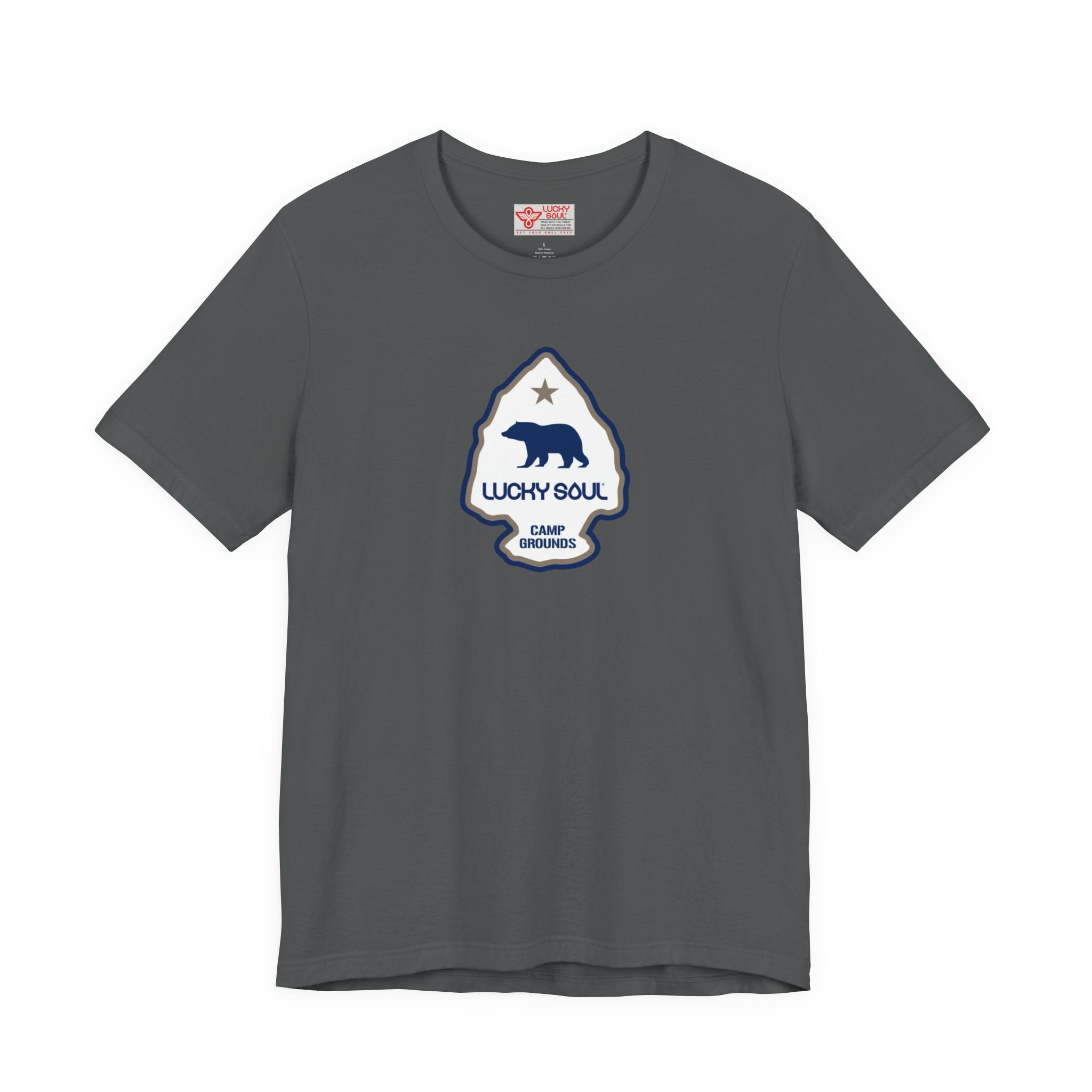 Camp Grounds, Vibrant Unisex Tee, Graphic T-Shirt, Gift for the Campers, Everyday Wear, Outdoor Enthusiast Shirt