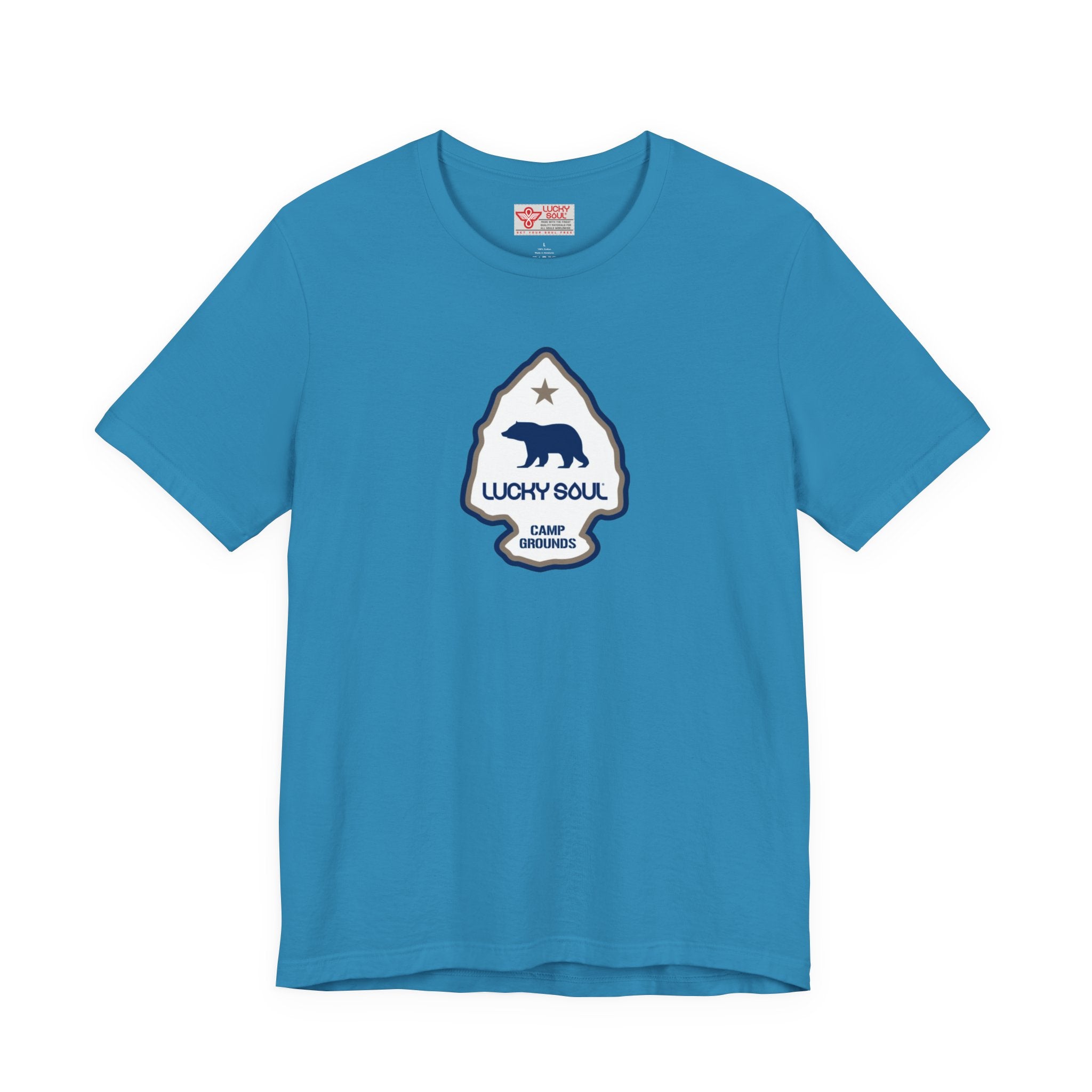 Camp Grounds, Vibrant Unisex Tee, Graphic T-Shirt, Gift for the Campers, Everyday Wear, Outdoor Enthusiast Shirt