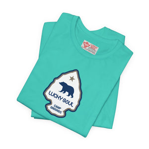 Camp Grounds, Vibrant Unisex Tee, Graphic T-Shirt, Gift for the Campers, Everyday Wear, Outdoor Enthusiast Shirt