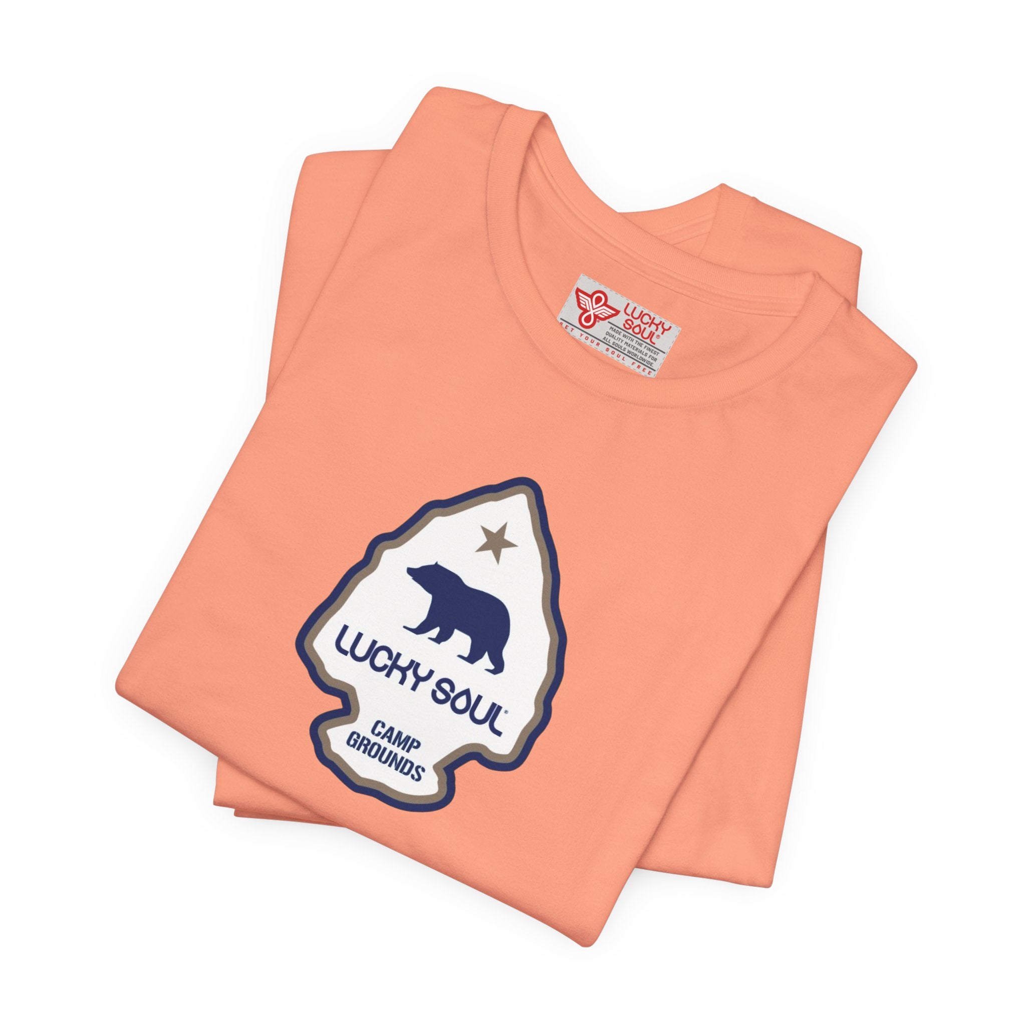 Camp Grounds, Vibrant Unisex Tee, Graphic T-Shirt, Gift for the Campers, Everyday Wear, Outdoor Enthusiast Shirt