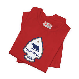 Camp Grounds, Vibrant Unisex Tee, Graphic T-Shirt, Gift for the Campers, Everyday Wear, Outdoor Enthusiast Shirt