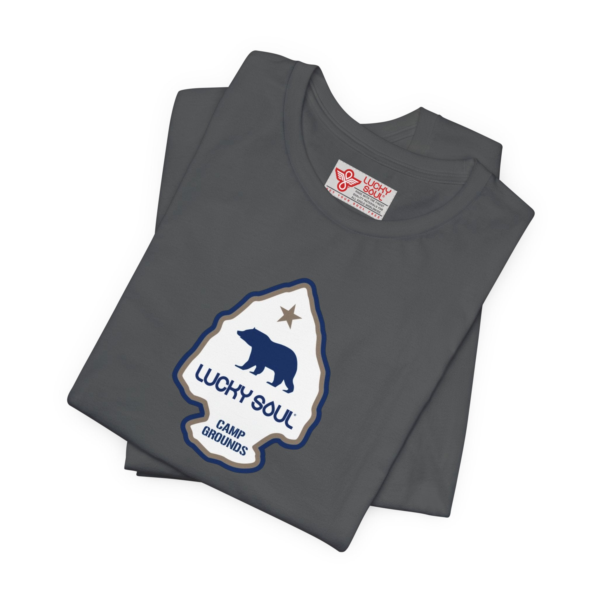 Camp Grounds, Vibrant Unisex Tee, Graphic T-Shirt, Gift for the Campers, Everyday Wear, Outdoor Enthusiast Shirt