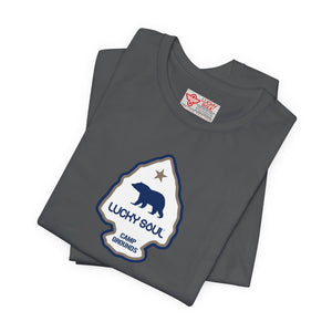 Camp Grounds, Vibrant Unisex Tee, Graphic T-Shirt, Gift for the Campers, Everyday Wear, Outdoor Enthusiast Shirt