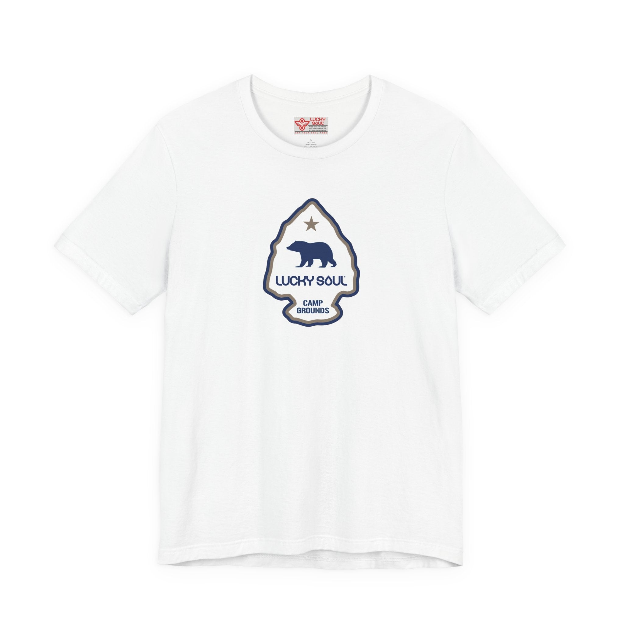 Camp Grounds, Vibrant Unisex Tee, Graphic T-Shirt, Gift for the Campers, Everyday Wear, Outdoor Enthusiast Shirt