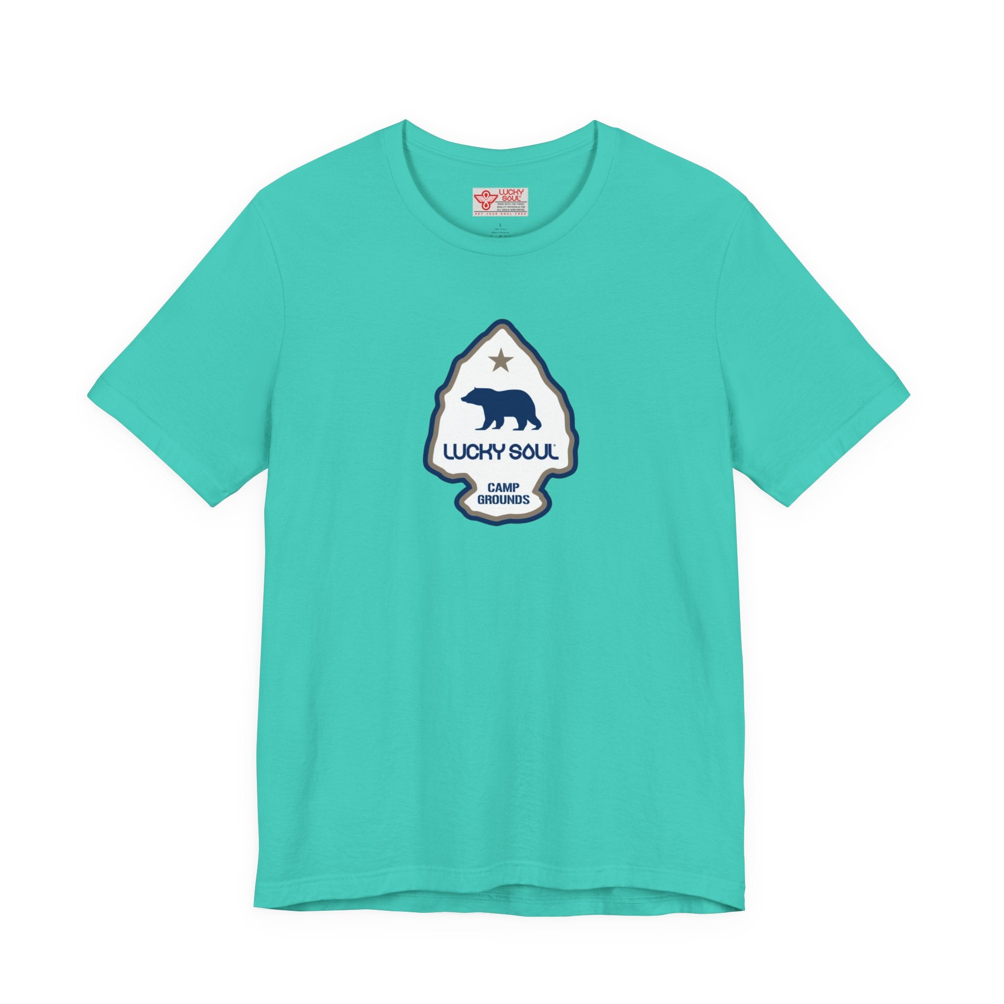 Camp Grounds, Vibrant Unisex Tee, Graphic T-Shirt, Gift for the Campers, Everyday Wear, Outdoor Enthusiast Shirt