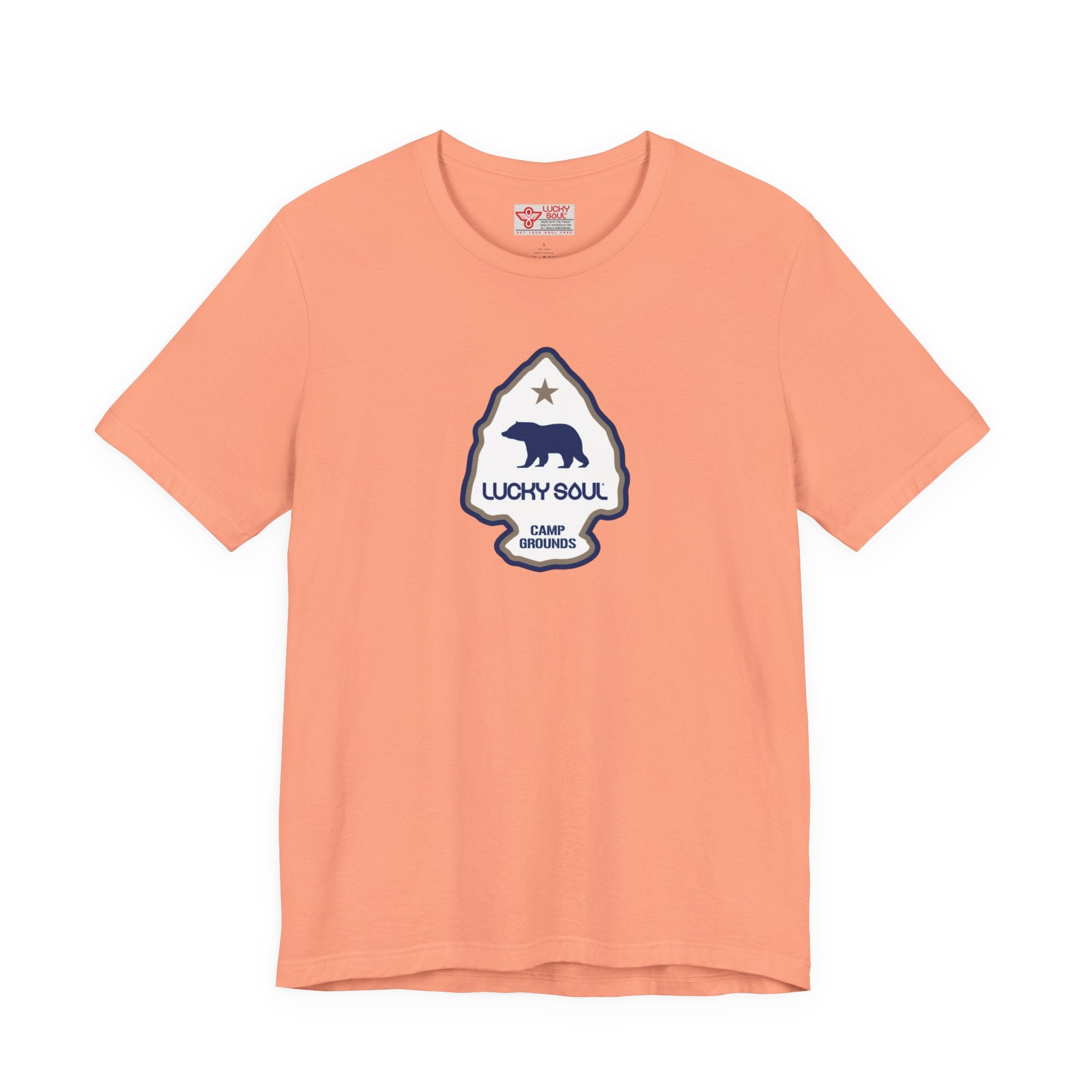 Camp Grounds, Vibrant Unisex Tee, Graphic T-Shirt, Gift for the Campers, Everyday Wear, Outdoor Enthusiast Shirt
