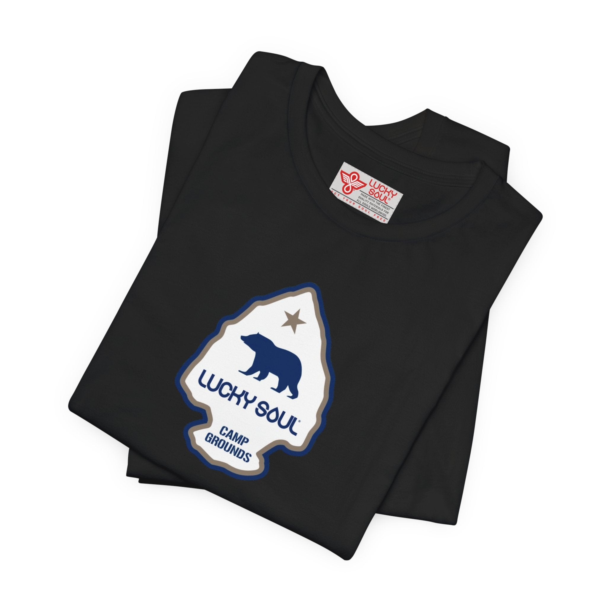 Camp Grounds, Vibrant Unisex Tee, Graphic T-Shirt, Gift for the Campers, Everyday Wear, Outdoor Enthusiast Shirt