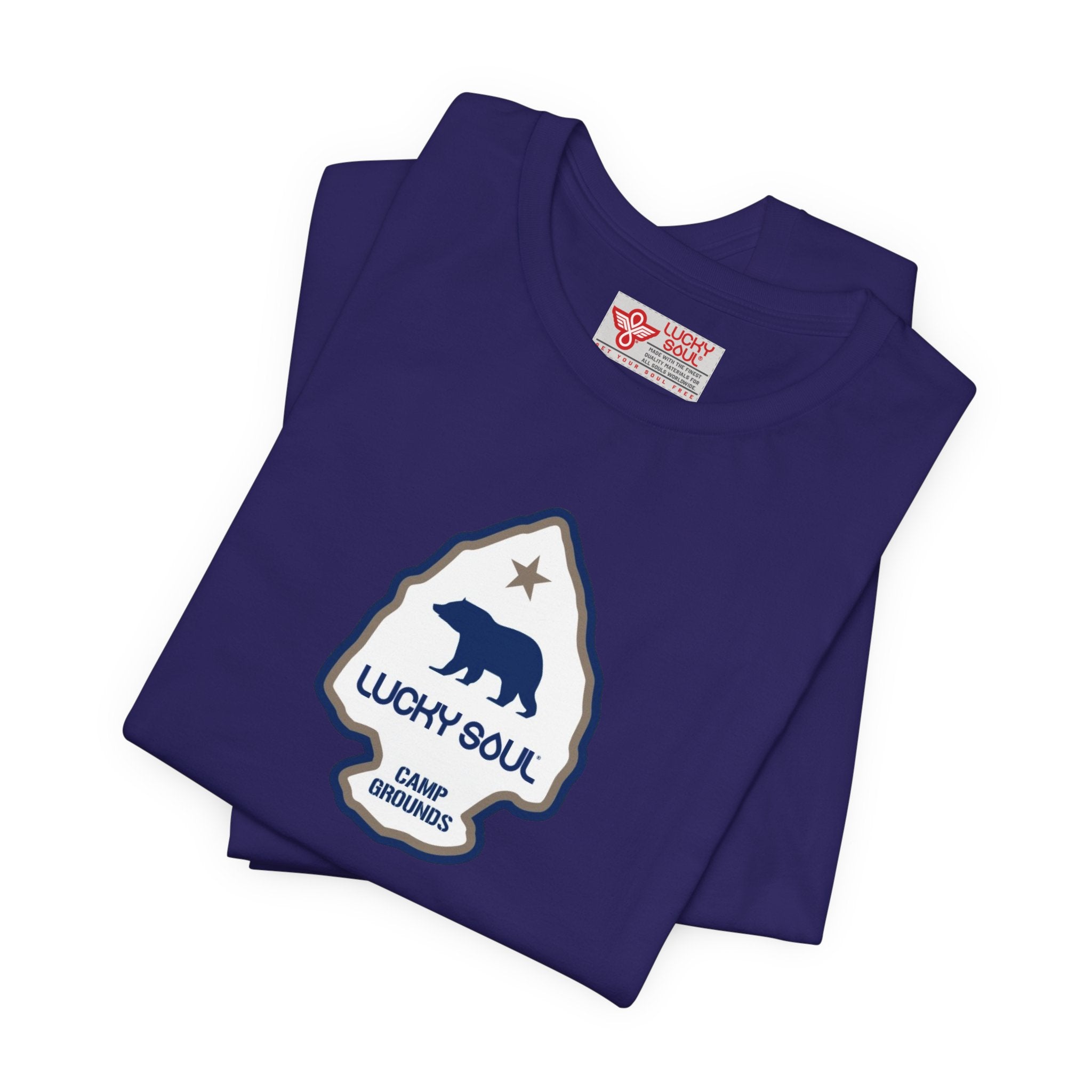 Camp Grounds, Vibrant Unisex Tee, Graphic T-Shirt, Gift for the Campers, Everyday Wear, Outdoor Enthusiast Shirt