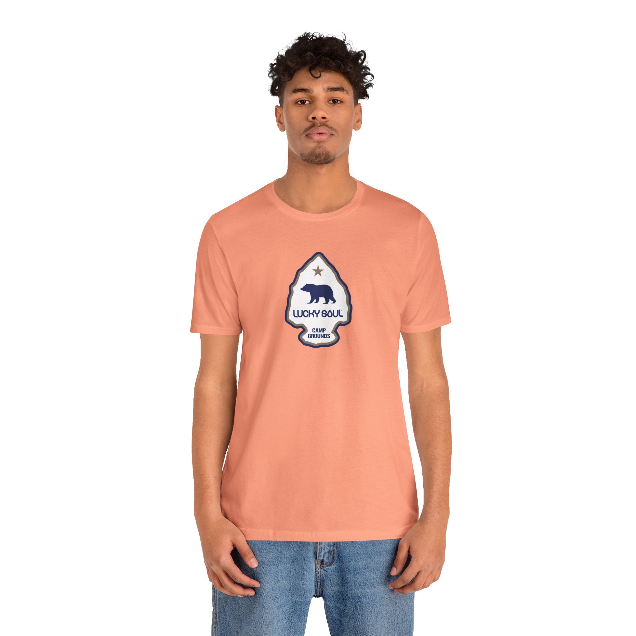 Camp Grounds, Vibrant Unisex Tee, Graphic T-Shirt, Gift for the Campers, Everyday Wear, Outdoor Enthusiast Shirt