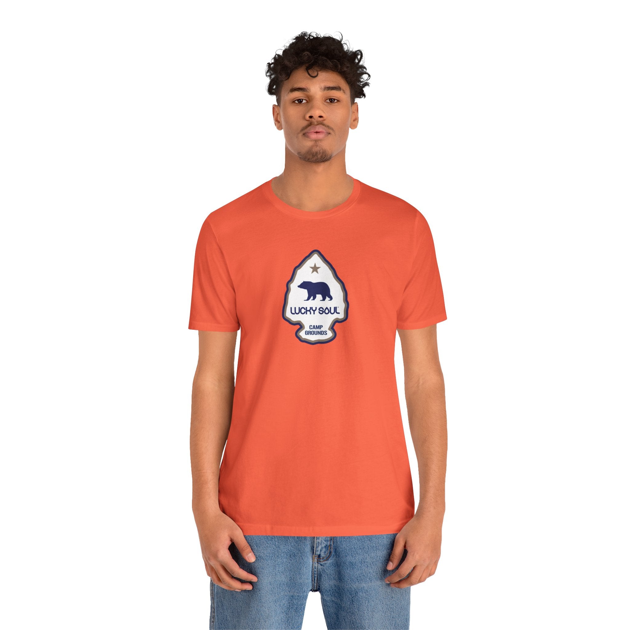 Camp Grounds, Vibrant Unisex Tee, Graphic T-Shirt, Gift for the Campers, Everyday Wear, Outdoor Enthusiast Shirt