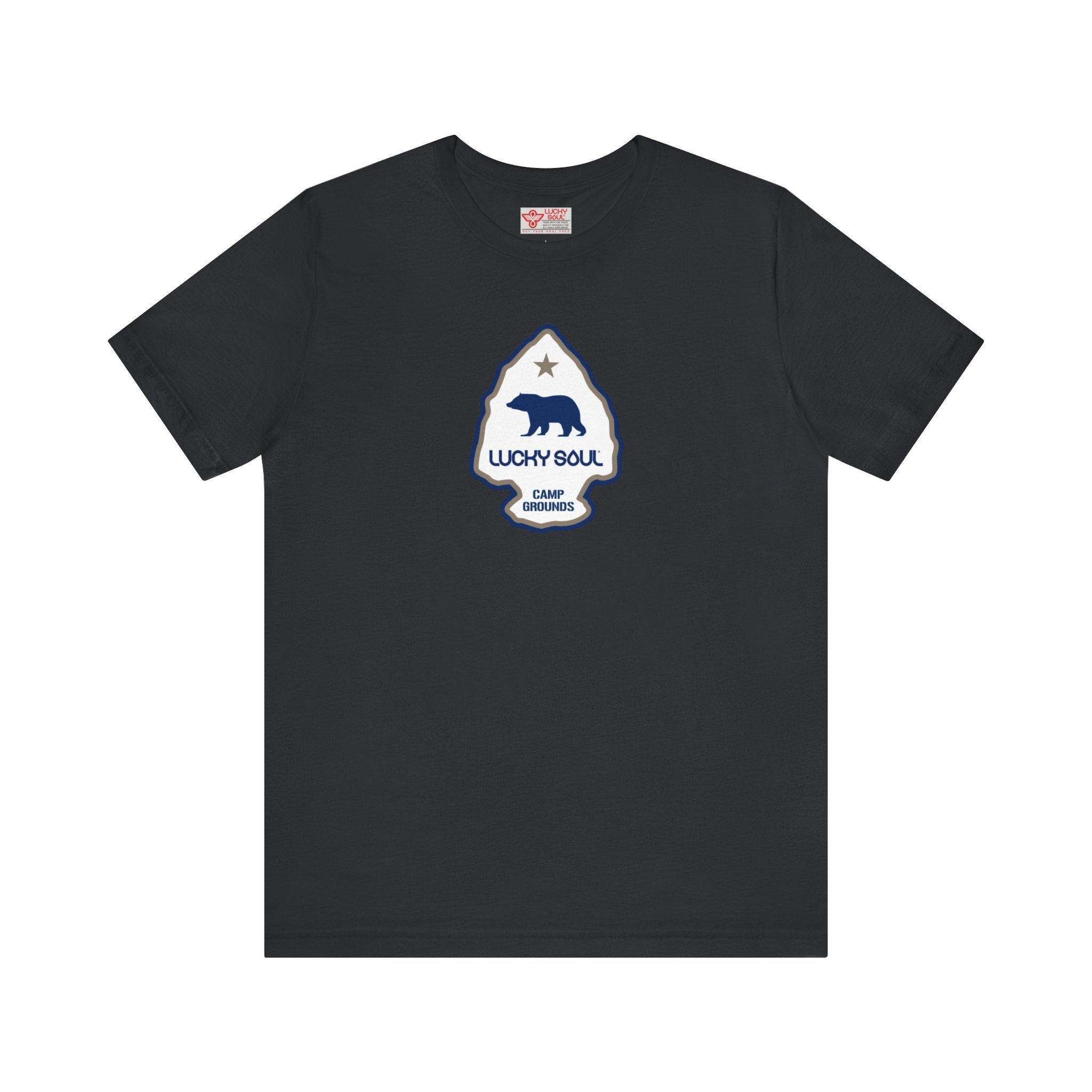 Camp Grounds, Vibrant Unisex Tee, Graphic T-Shirt, Gift for the Campers, Everyday Wear, Outdoor Enthusiast Shirt