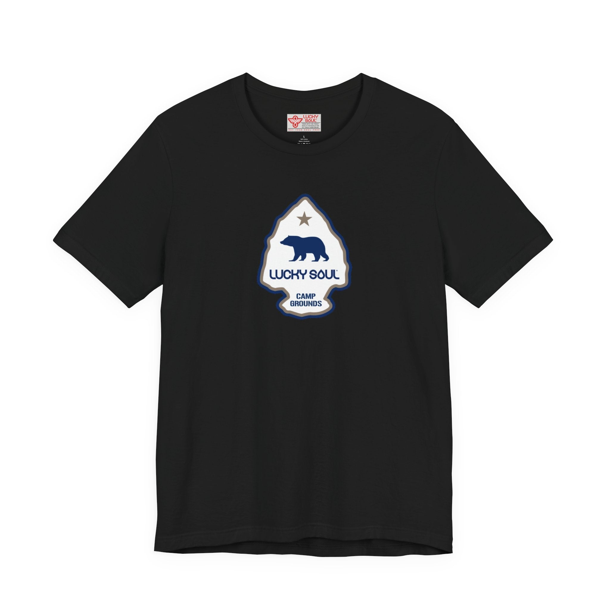 Camp Grounds, Vibrant Unisex Tee, Graphic T-Shirt, Gift for the Campers, Everyday Wear, Outdoor Enthusiast Shirt