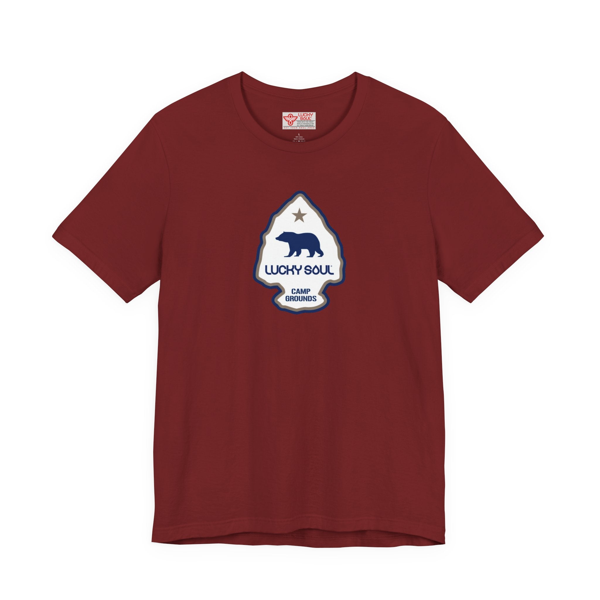 Camp Grounds, Vibrant Unisex Tee, Graphic T-Shirt, Gift for the Campers, Everyday Wear, Outdoor Enthusiast Shirt
