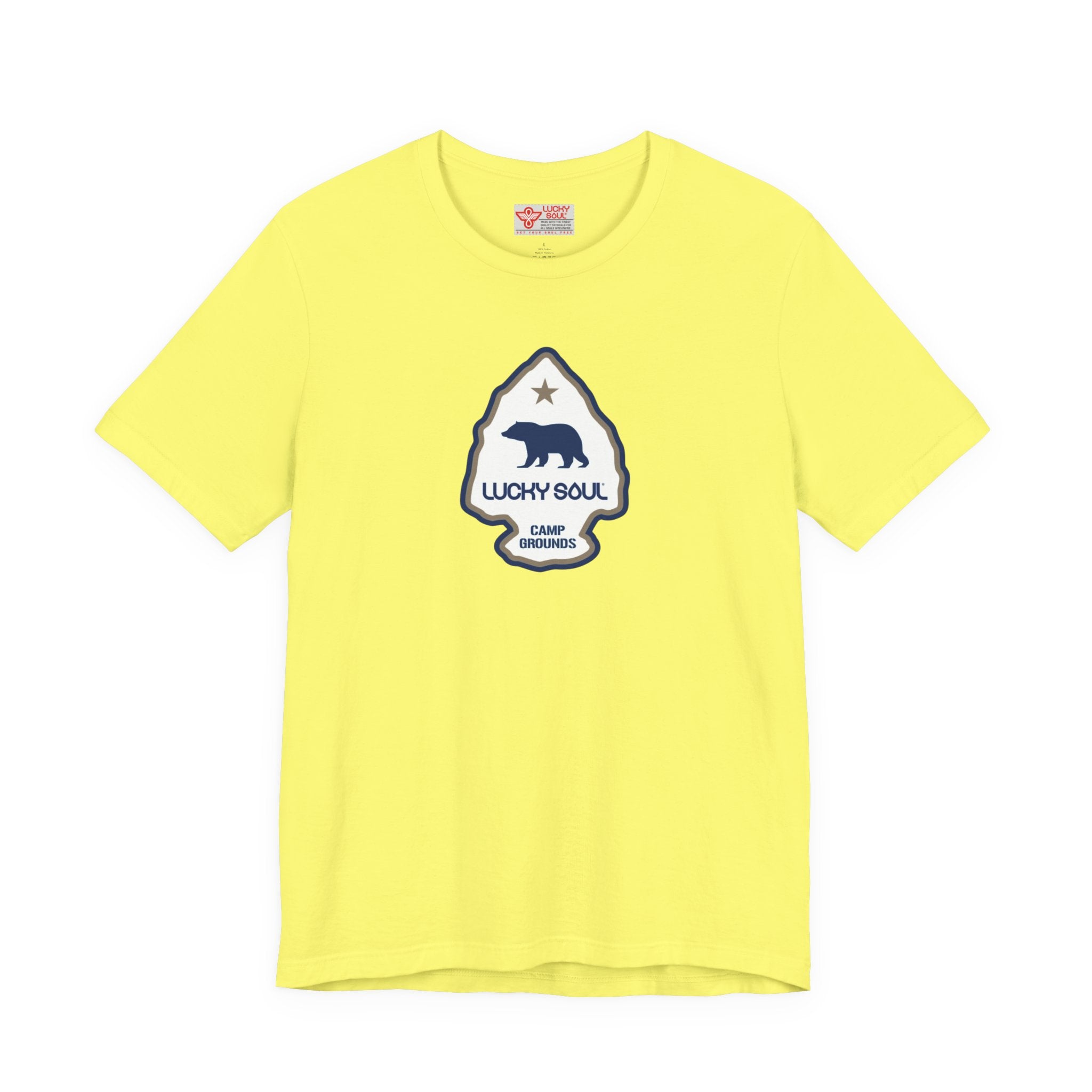 Camp Grounds, Vibrant Unisex Tee, Graphic T-Shirt, Gift for the Campers, Everyday Wear, Outdoor Enthusiast Shirt