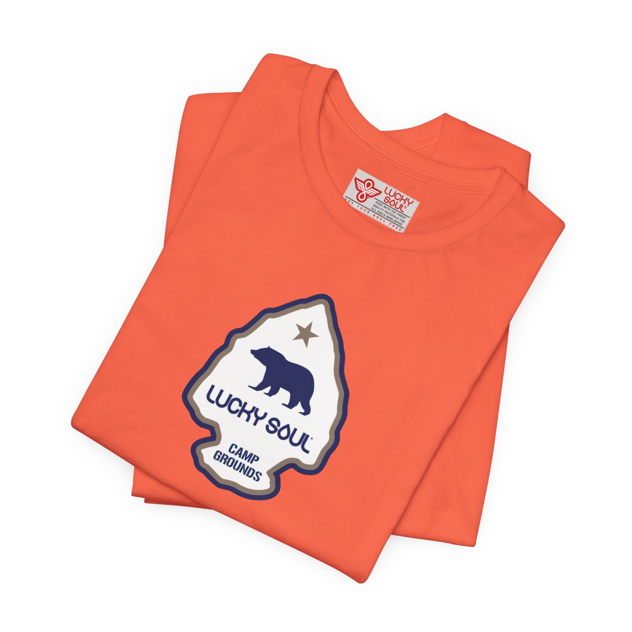 Camp Grounds, Vibrant Unisex Tee, Graphic T-Shirt, Gift for the Campers, Everyday Wear, Outdoor Enthusiast Shirt