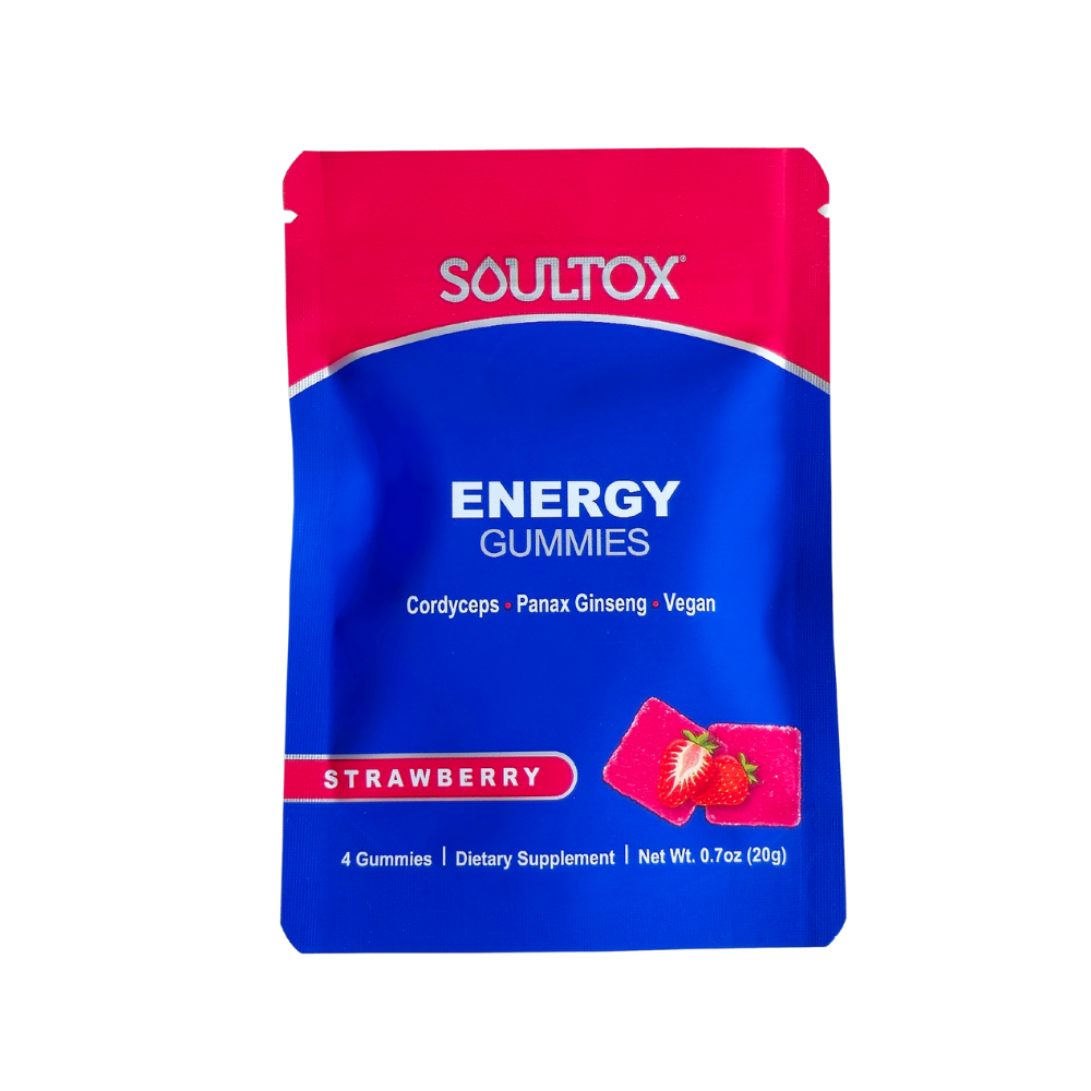 Soultox ENERGY Ginseng Cordyceps Mushroom Gummies - Lucky Soul