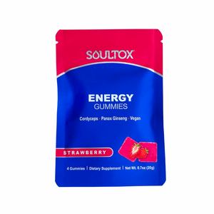 Soultox ENERGY Ginseng Cordyceps Mushroom Gummies - Lucky Soul