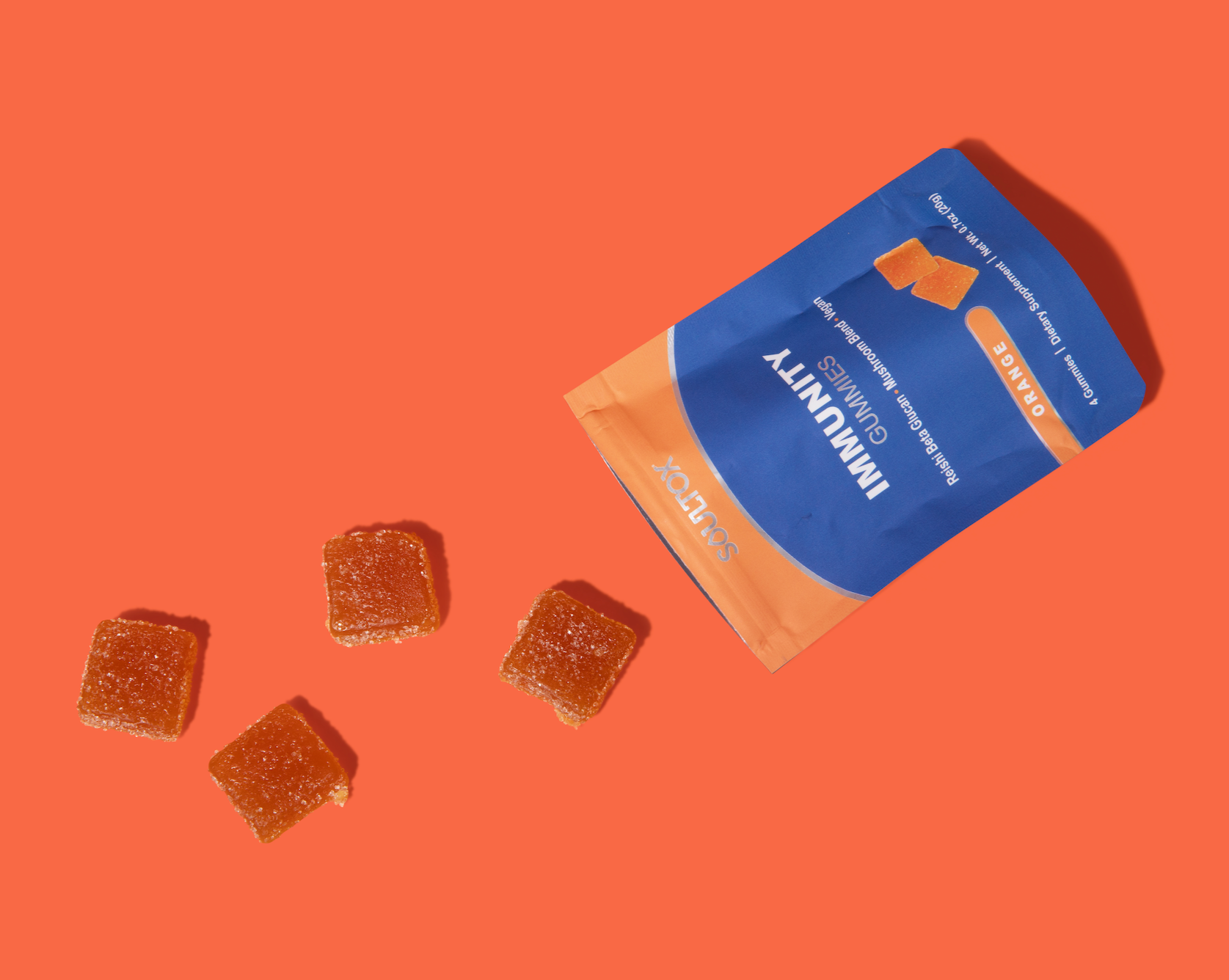 Soultox IMMUNITY Reishi Mushroom Beta Glucan Gummies