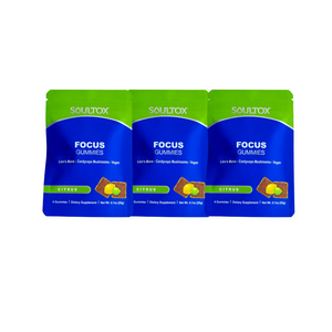 Soultox FOCUS Lion's Mane Mushroom Gummies - Lucky Soul