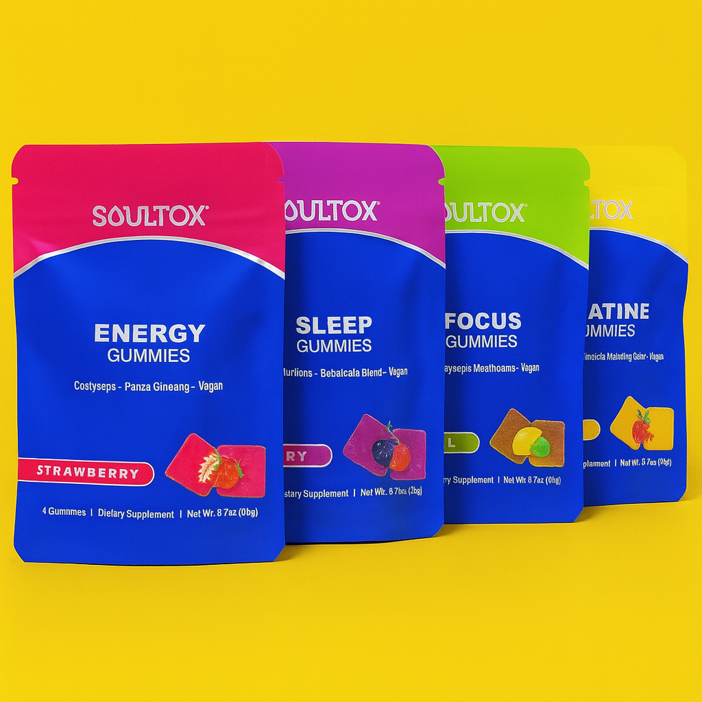 Soultox Mushroom Gummies Sample 4 Pack