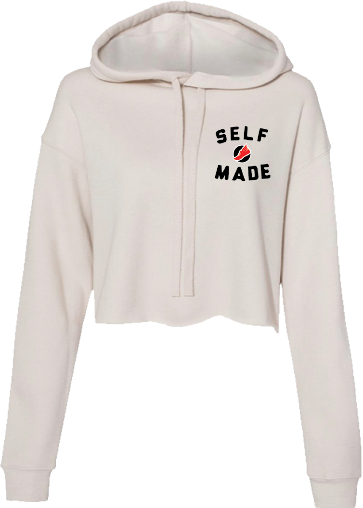 Self Made Cropped Sweater - Lucky Soul