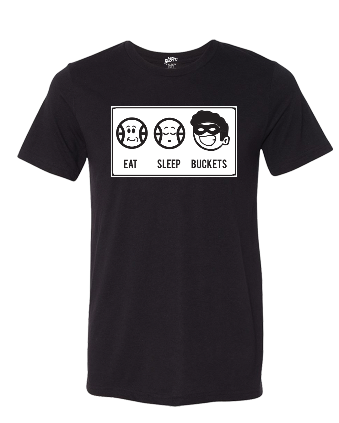EAT SLEEP BUCKETS Basketball Tee - Lucky Soul