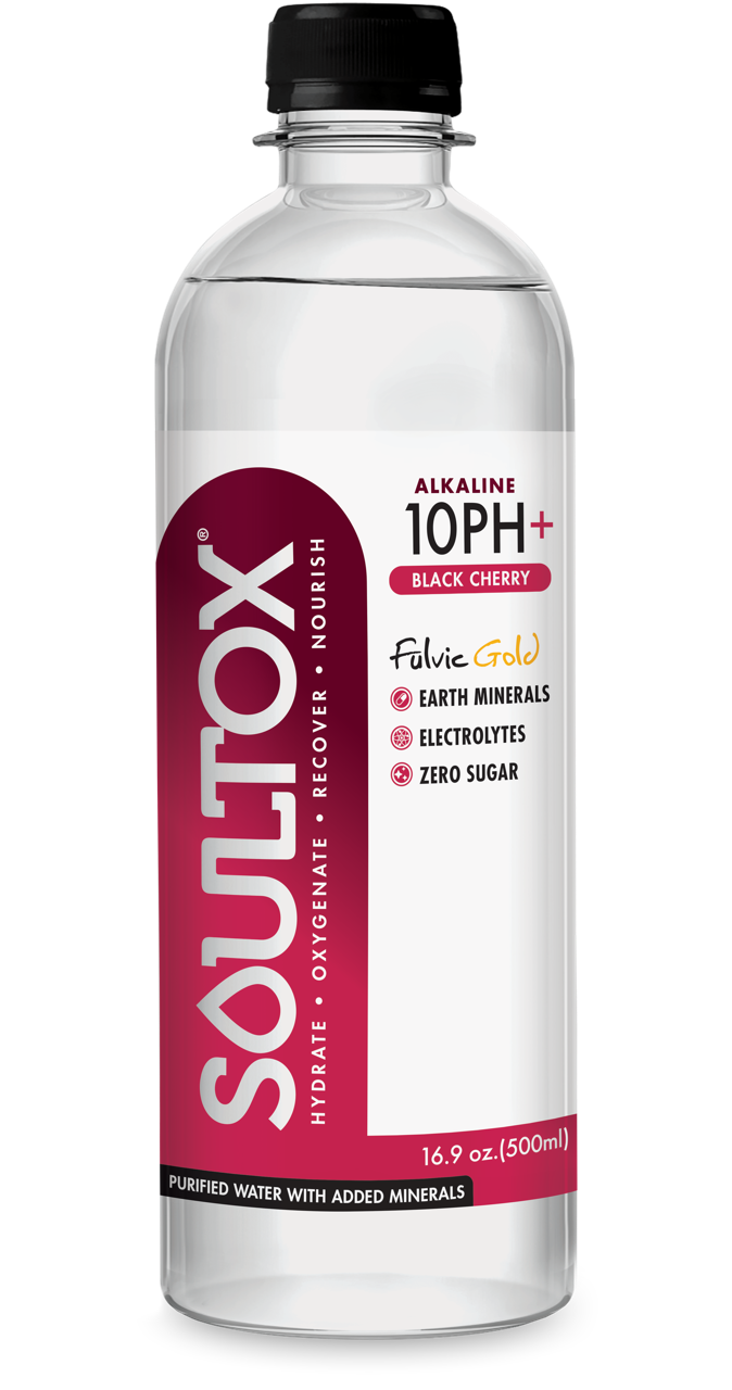 SOULTOX Alkaline 10PH Fulvic Gold Recovery Water - Lucky Soul