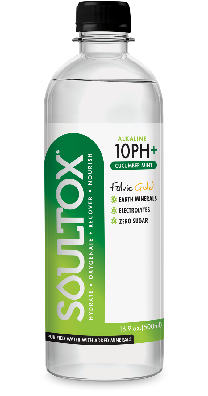 SOULTOX Alkaline 10PH Fulvic Gold Recovery Water - Lucky Soul