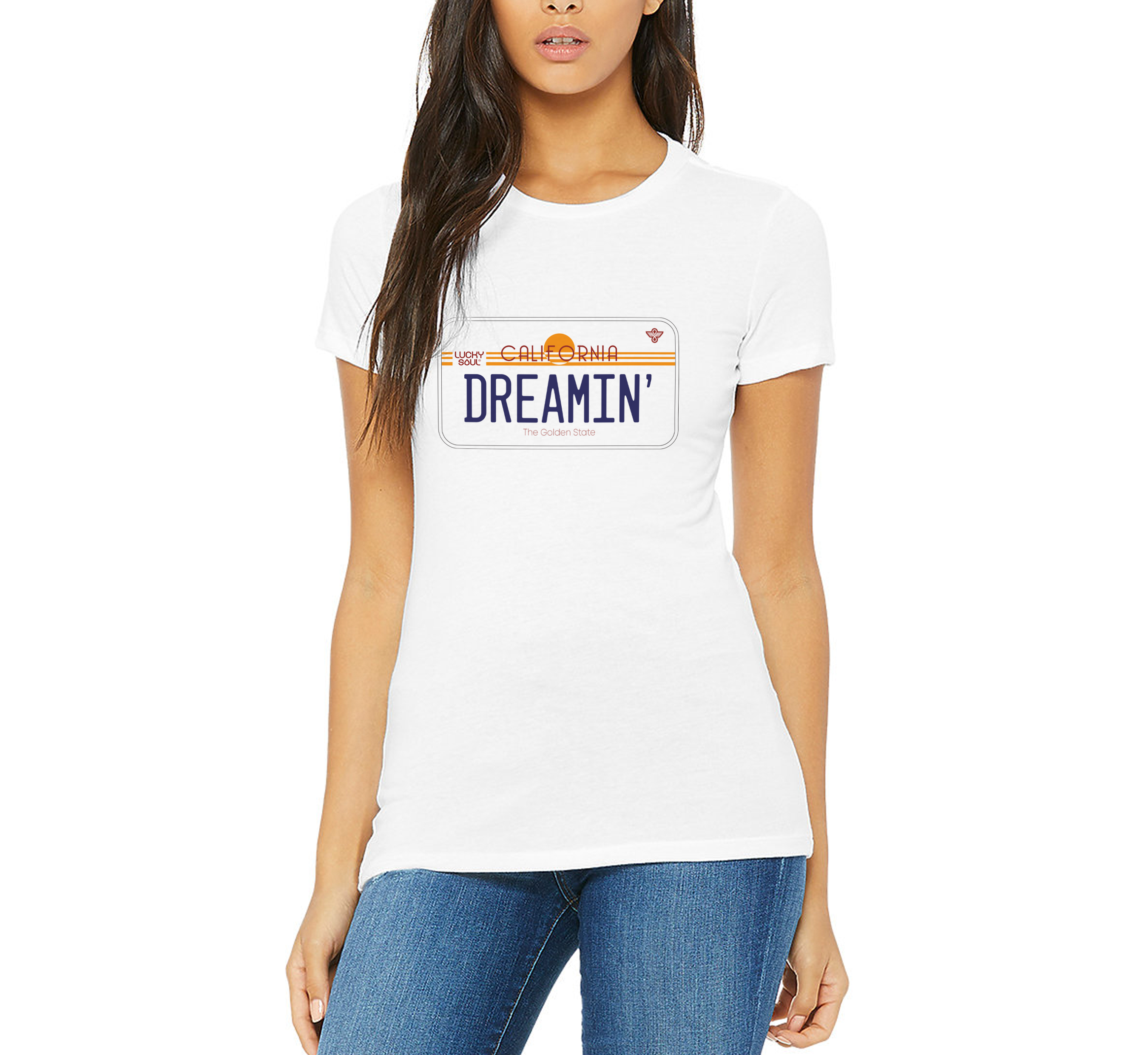 California Dreamin' Womens Tee - Lucky Soul