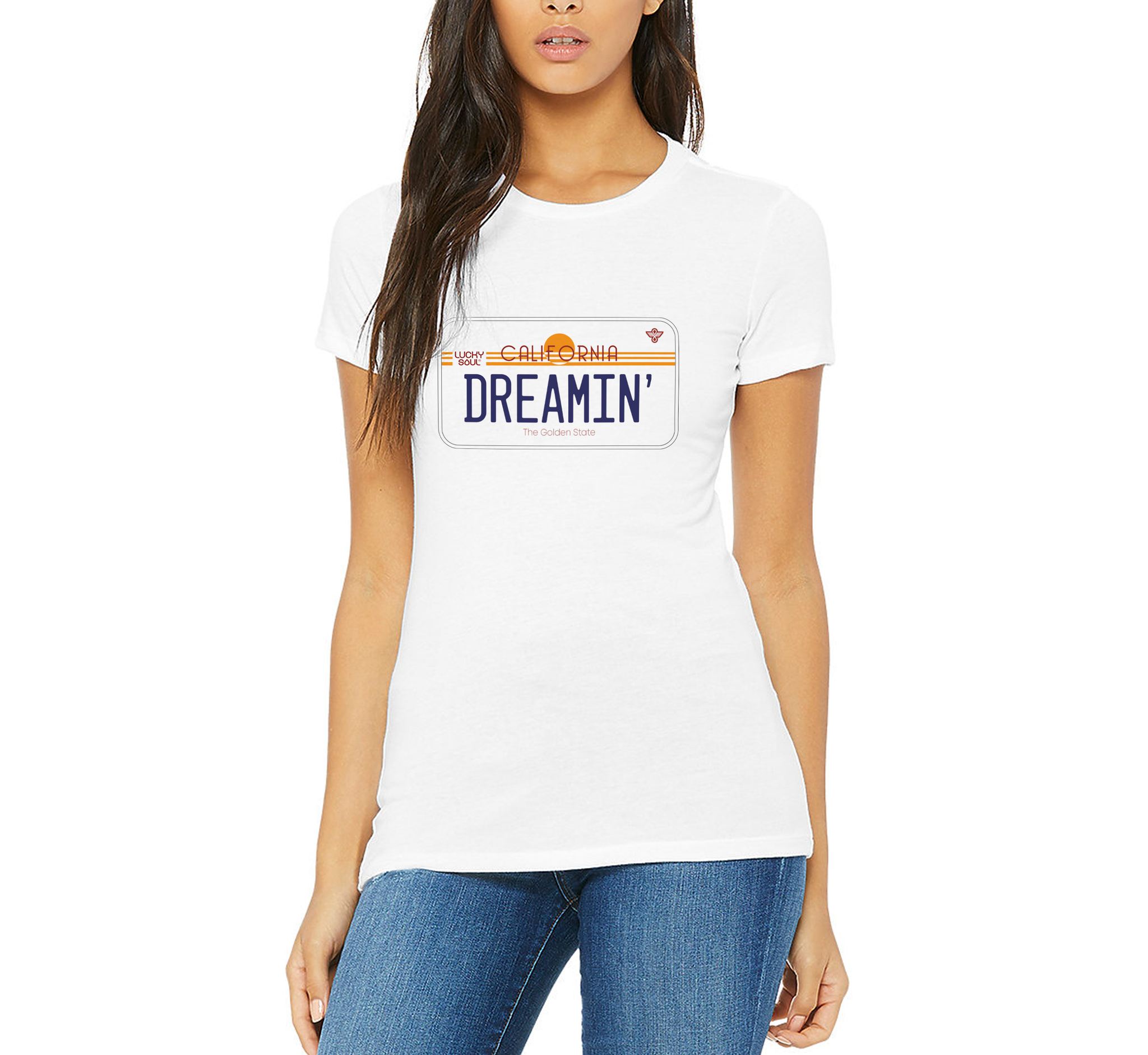 California Dreamin' Womens Tee - Lucky Soul